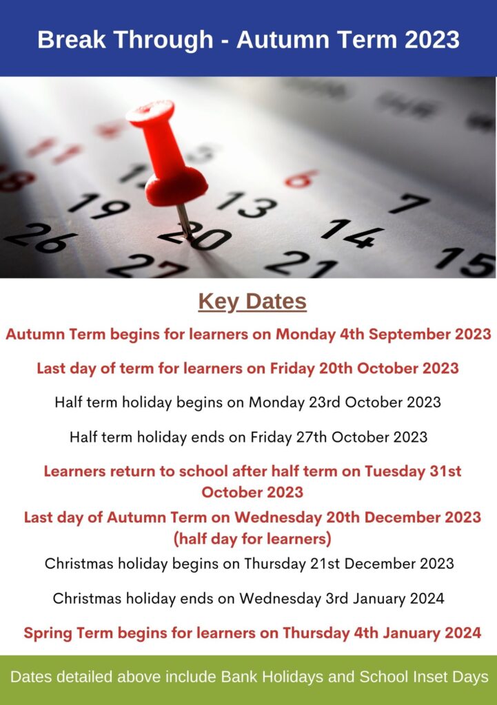 Breakthrough Autumn Dates